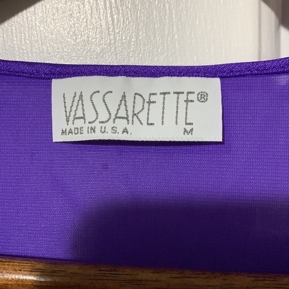 Vassarette purple robe - Picture 4 of 8